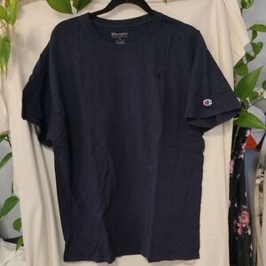 Champion Men's Dark Blue Short Sleeve Tee